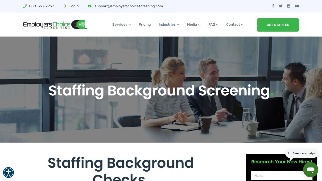 Staffing Background Screening – Employers Choice Screening